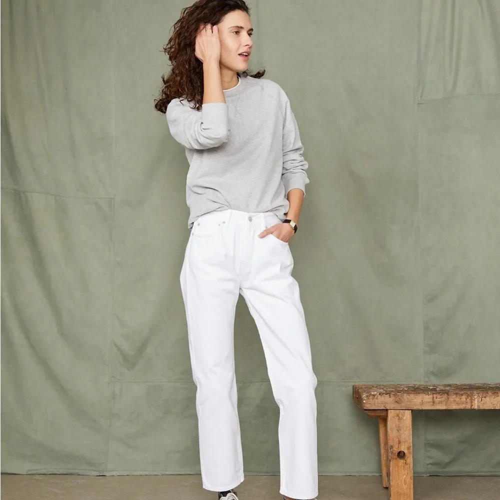 Officine Generale CREW NECK SWEATSHIRT ORGANIC COTTON FLEECE - Picture 5 of 8